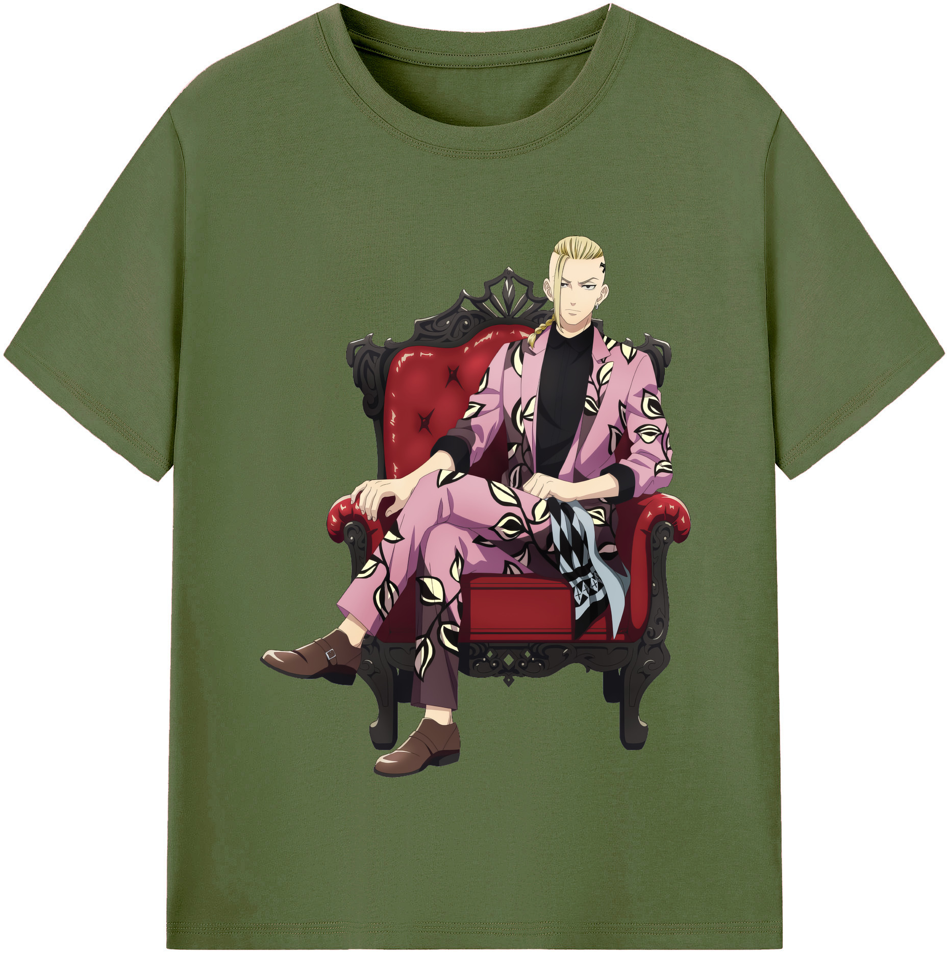 （画像用） 東京リベンジャーズ Tokyo Revengers 綿100％半袖Tシャツ（フロントプリント）
